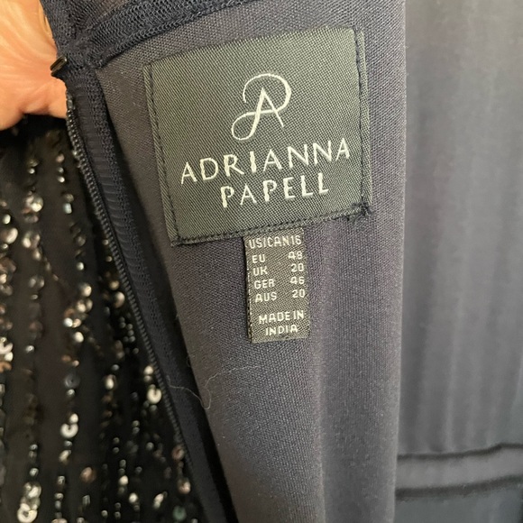 Adrianna Papell Embellished Mesh Gown - Picture 5 of 5